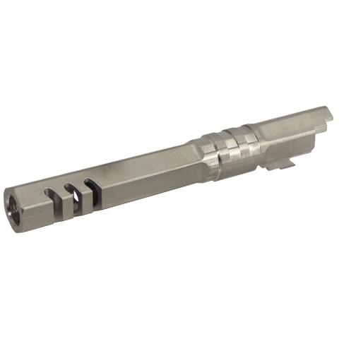 Atlas Custom Works Stainless Hexagon Outer Barrel for Tokyo Marui Hi-Capa 5.1 GBB Airsoft Pistols