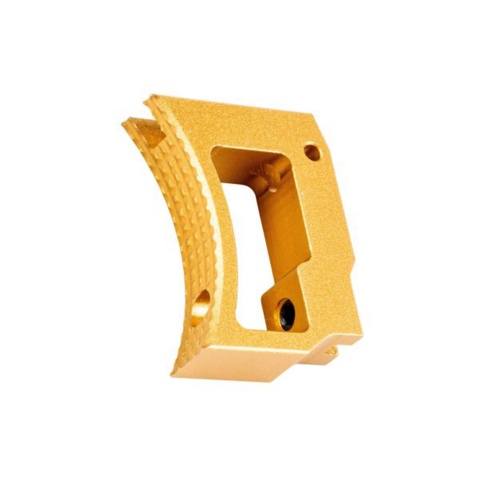 Atlas Custom Works Aluminum Long Curved Adjustable Trigger For TM Hi-Capa GBB Pistols