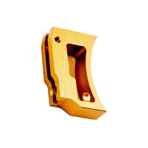 Atlas Custom Works Aluminum Short Curved Adjustable Trigger For TM Hi-Capa GBB Pistols