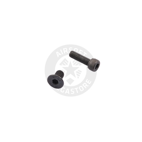 Atlas Custom Works Folding Telescopic Buttstock w/ Cheek Riser for Marui AKM GBB - (Black)