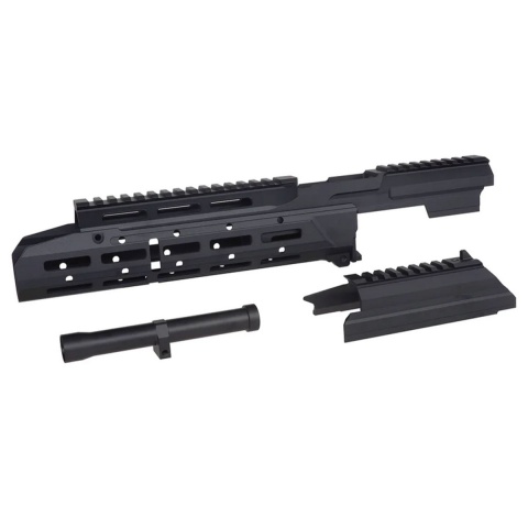 Atlas Custom Works MK3 Chassis System 5-Slot M-LOK Handguard For Tokyo Marui AKM GBB Rifle - (Black)