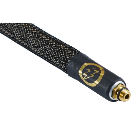 Amped Airsoft Integral Grip Line 2.0 Premium Weave HPA Grip Line - Premium Beige/Black