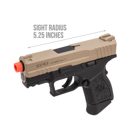 ICS BLE XPD Compact Personal Defender Pistol (Tan/Black)