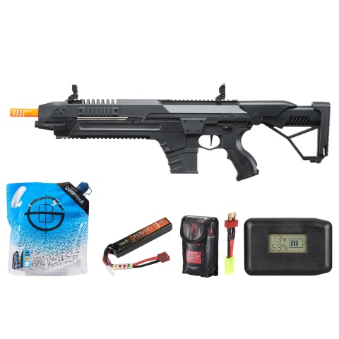 Poseidon CSI XR5 Series Advanced Battle Rifle - Battery/Adapter/Charger Combo - (Black)