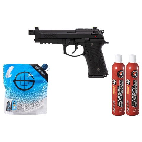 Vorsk Raven R9-4 Gbb Pistol - Green Gas Combo - (Black)