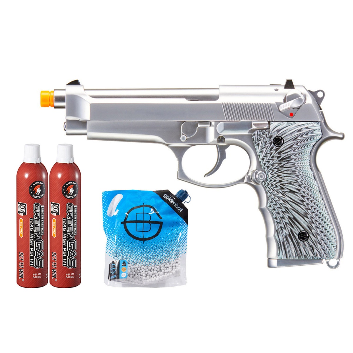 WE-Tech New System M92 Eagle Full Auto Airsoft Gas Blowback