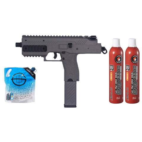 Vorsk VMP-1C GBB Airsoft SMG - Green Gas Combo - (Gray)