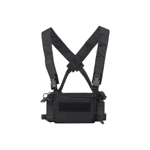 Code 11 Tactical Chest Rig Vest – 3x 5.56 & 4x 9mm Magazine Pouches