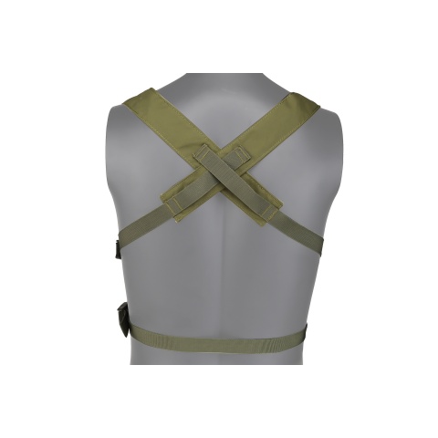 Code 11 Tactical Chest Rig Vest – 3x 5.56 & 4x 9mm Magazine Pouches