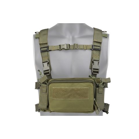 Code 11 Tactical Chest Rig Vest – 3x 5.56 & 4x 9mm Magazine Pouches