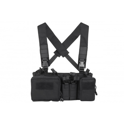 Code 11 Tactical Chest Rig Vest – 4x 5.56 & 2x 9mm Magazine Pouches