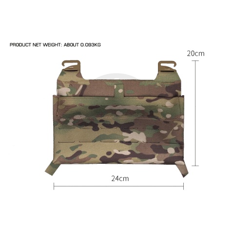Tactical Vest Front Plate With Built In Magazine Pouch
