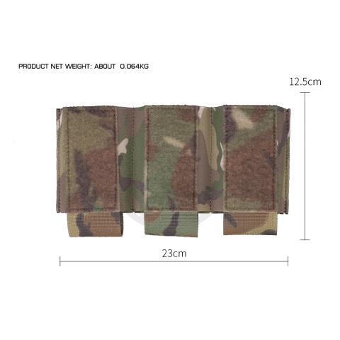 Triple 5.56 Magazine Pouch Attachment For Tactical Vests