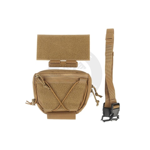 Tactical Vest Drop Pouch Equipment With Shoulder Strap Quick Release Rail