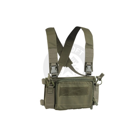 Tactical Vest Triple 5.56 Mag Front w/ Double 9MM Mag Side Pouches Airsoft Kit