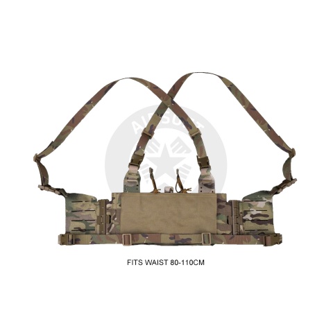 Tactical Molle Chest Rig Vest w/ 5.56 Magazine Front Panel