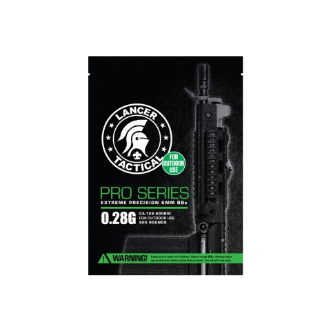 Lancer Tactical 600 Round 0.28g Seamless Outdoor Airsoft BBs