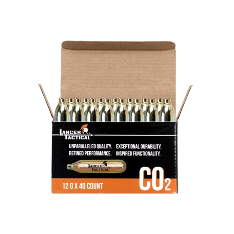 Lancer Tactical High Pressure 12 Gram CO2 Cartridges for Airsoft / Airguns