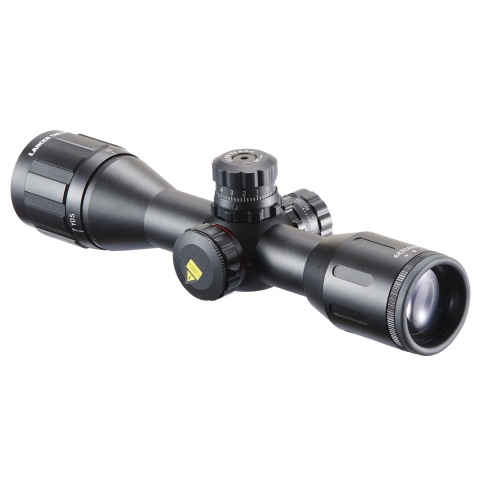 Lancer Tactical 4x32AOE Airsoft Scope with Mount - (Black)
