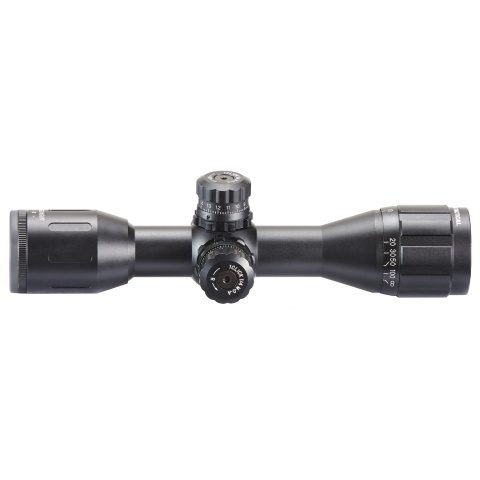 Lancer Tactical 4x32AOE Airsoft Scope with Mount - (Black)