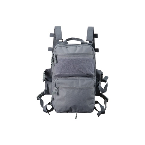 Lancer Tactical 1000D Nylon QD Chest Rig and Backpack Combo - (Grey)