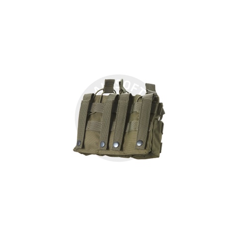 AR/AK 6 Pouch Magazine Holder Open-Top Triple Tactical Stacker Mag Pouch