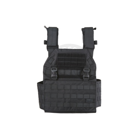 Lancer Tactical Vest with Molle Webbing and Detachable Buckles (Color: Black)