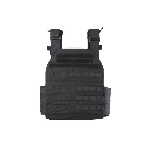 Lancer Tactical Vest with Molle Webbing and Detachable Buckles (Color: Black)