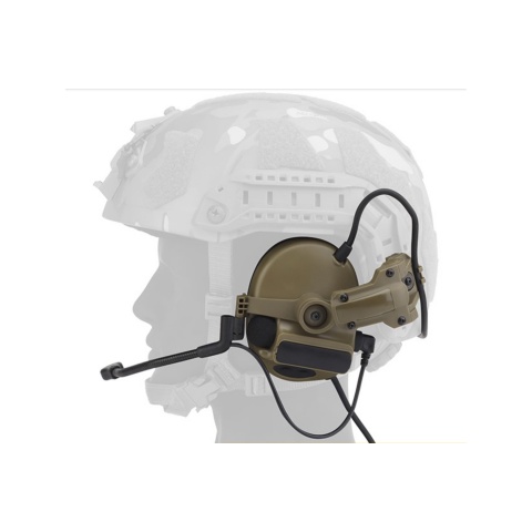 Airsoft C5 Tactical Communication Headset For Helmets
