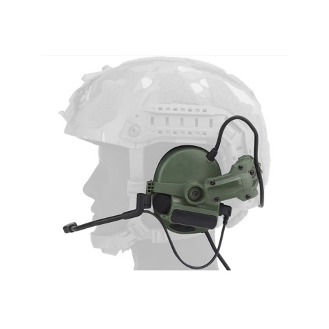 Airsoft C5 Tactical Communication Headset w/ Noise Reduction For Helmets