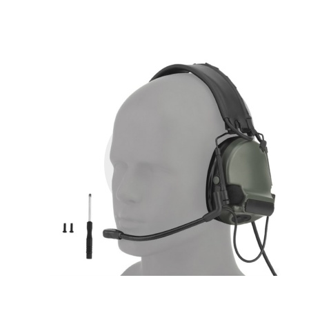 Airsoft C5 Tactical Communication Headset w/ Noise Reduction