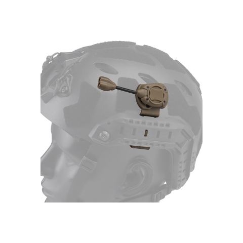 WoSport Adjustable Helmet Flashlight