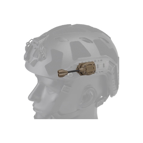 WoSport Adjustable Helmet Flashlight