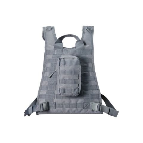 Lancer Tactical Airsoft Tactical MOLLE Tactical Vest - (Grey)