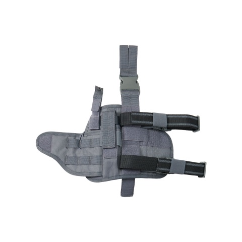 Lancer Tactical 600D Nylon Tornado Drop Leg Holster - (Grey)