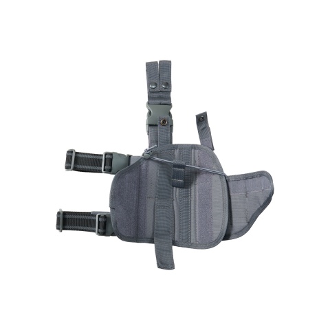 Lancer Tactical 600D Nylon Tornado Drop Leg Holster - (Grey)
