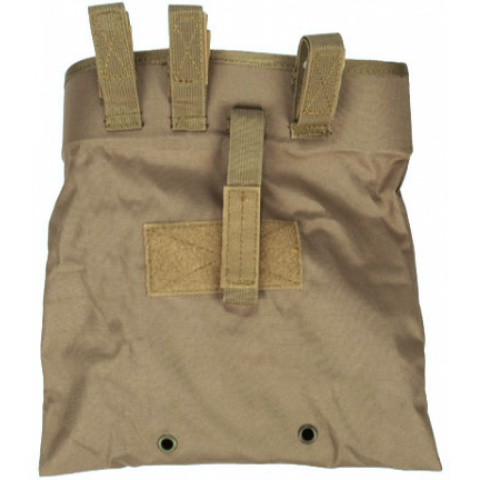 Lancer Tactical Foldable Mountable Dump Pouch (1000D Nylon) - TAN
