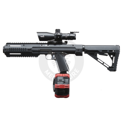 Lancer Tactical Carbine Conversion Kit for 1911/MUE Series GBB- BLACK