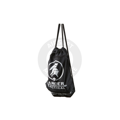 Lancer Tactical Drawstring Bag - (Black)