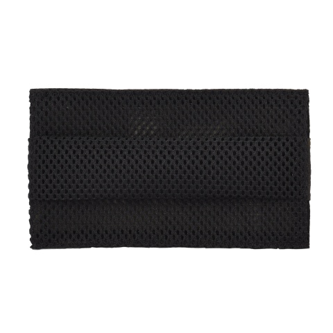 Tactical Pleated Face Mask Cover, Black Camo