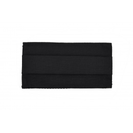 Tactical Pleated Face Mask Cover, Black