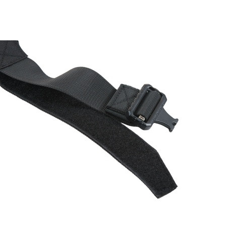 Lancer Tactical Laser Cut Hook & Loop Inner/Outer Tactial Belt System - (Black)
