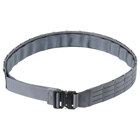 Lancer Tactical Laser Cut Hook & Loop Inner/Outer Tactial Belt System - (Gray)