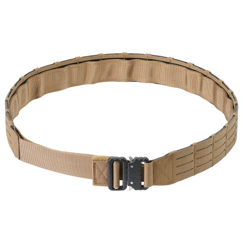 Lancer Tactical Laser Cut Hook & Loop Inner/Outer Tactial Belt System - (Tan)