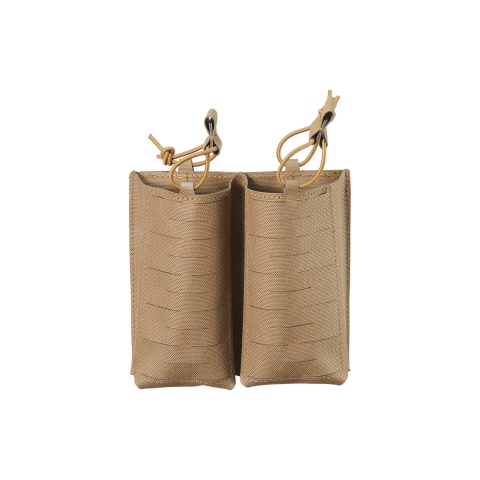 Lancer Tactical Laser Cut Double AR PMAG/AK Open Top Mag Pouch