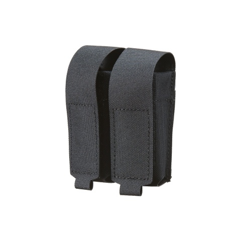Lancer Tactical Laser Cut Double Pistol Mag Pouch with Flap Cover