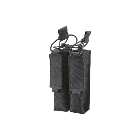 Lancer Tactical Laser Cut Double SMG Open Top Magazine Pouch