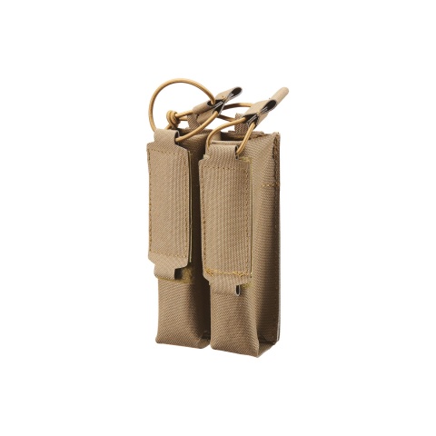 Lancer Tactical Laser Cut Double SMG Open Top Magazine Pouch