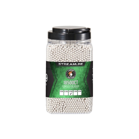 Lancer Tactical 18500 Round Streamline Competition Grade Outdoor BBs - (White)