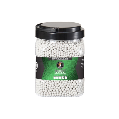 Lancer Tactical 10000 Round Streamline Competition Grade Outdoor BBs - (White)